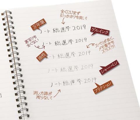 スラスラ書けて裏うつりしにくい おすすめ横罫ノートランキング選年 360life サンロクマル