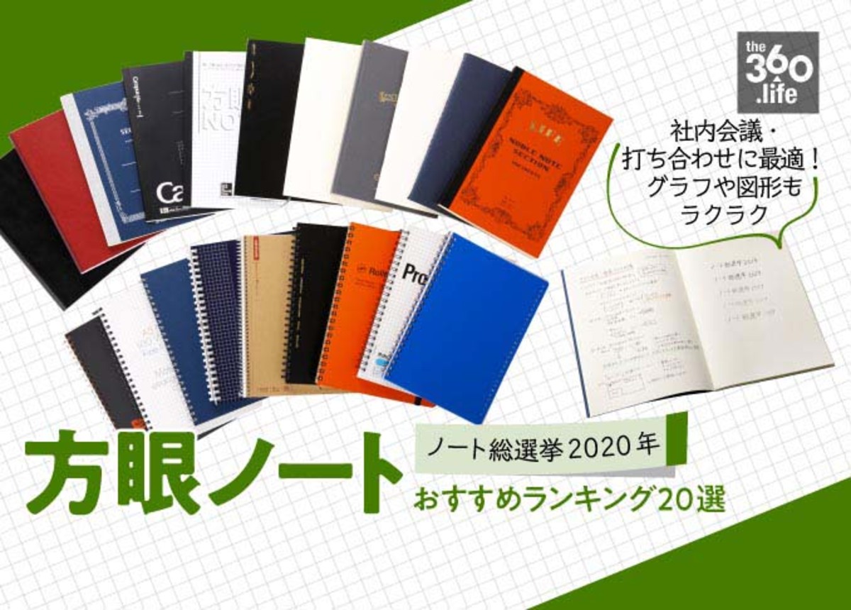 年 アイディア出しに最適 方眼ノートおすすめランキング選 360life サンロクマル