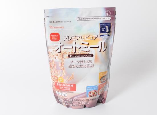 日本食品製造:プレミアムピュアオートミール 300g×2袋:食品雑貨