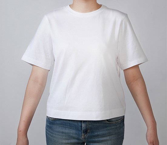 UNIQLO:クルーネックT:白Tシャツ