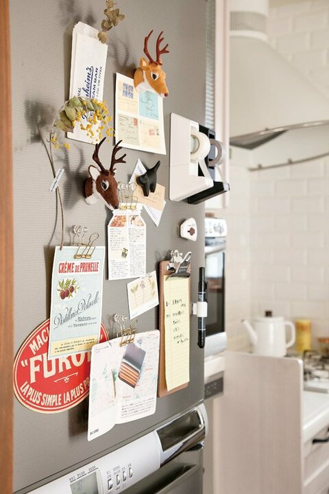 磁石でペタッ 冷蔵庫に文房具を集結させたら料理がはかどりました 360life サンロクマル