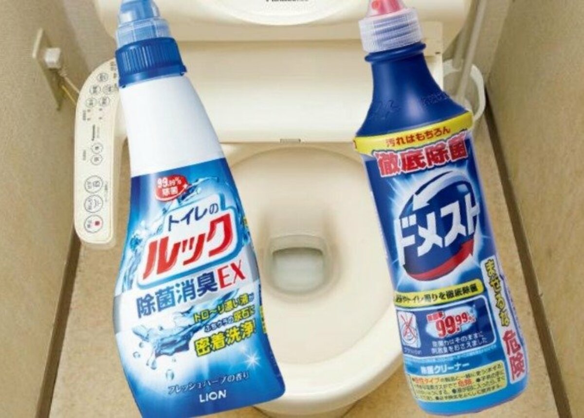 便器汚れ トイレの黄 茶 黒色汚れは洗剤の使い分けがキモでした Ldk とお掃除のプロが伝授 360life サンロクマル