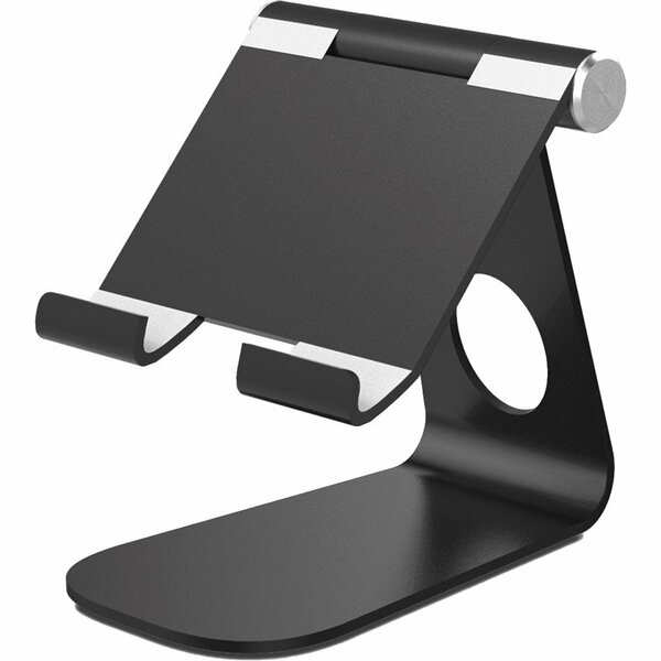 ATIC:スマホ用＆タブレット用スタンド高級アルミ製210度回転可能:卓上スタンド