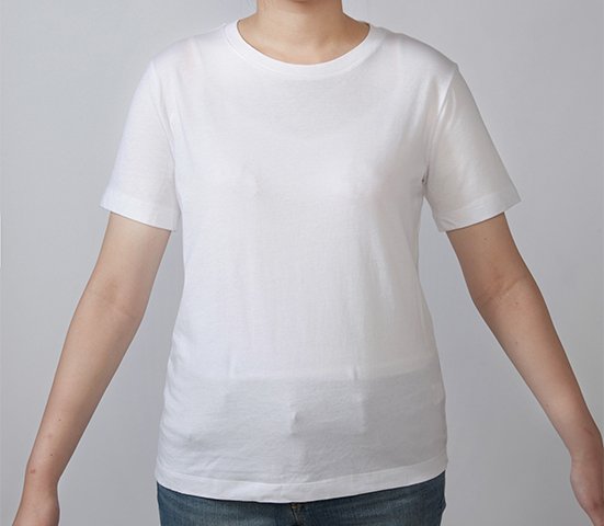 GU:カラーT（半袖）:白Tシャツ
