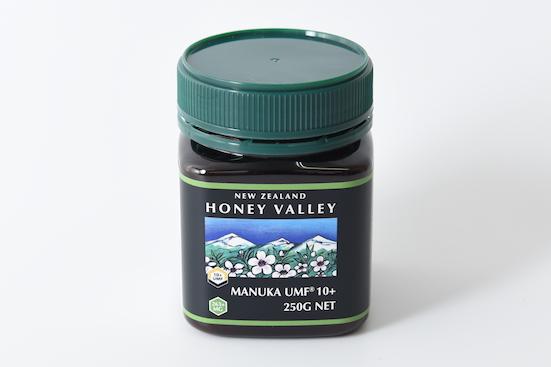 ハニーバレー:マヌカハニー 100% Pure New Zealand Honey UMF10+（MGO263+） 250g:はちみつ