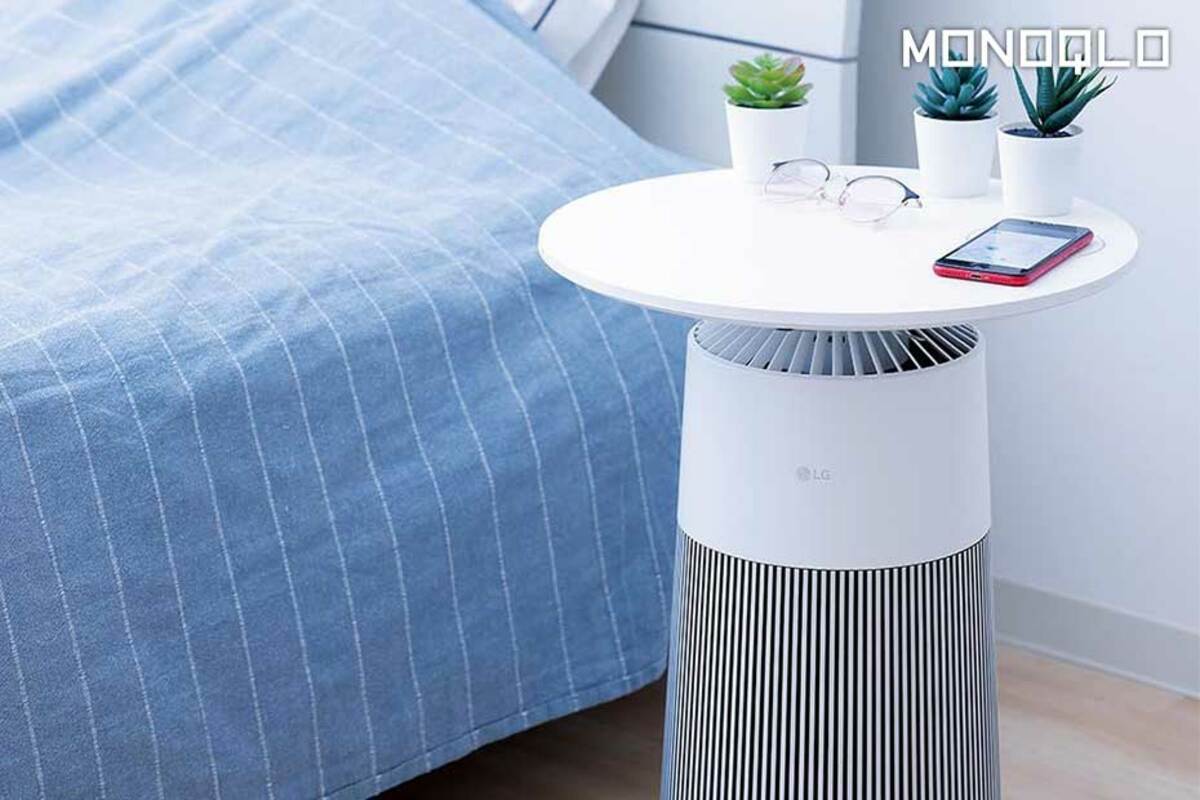 ラウンド型 ピュアホワイト マルチ機能 空気清浄機 LG 多機能空気清浄機』 LGエレクトロニクス LG PuriCare