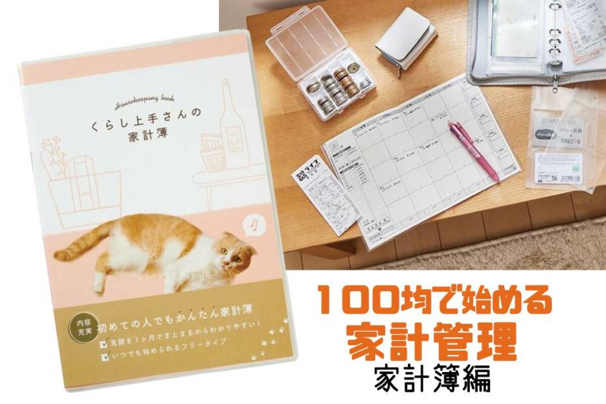 ズボラさんは100均家計簿でも十分 家計管理のプロおすすめは セリア でした 360life
