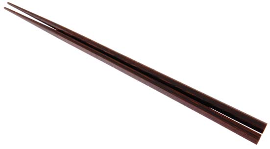 無印良品:ウェンジ  六角箸  21cm:箸