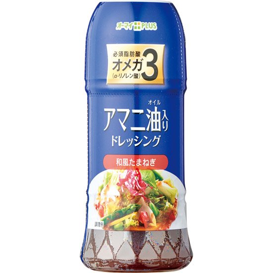 日本製粉:オーマイPLUS アマニ油入りドレッシング 和風たまねぎ:調味料