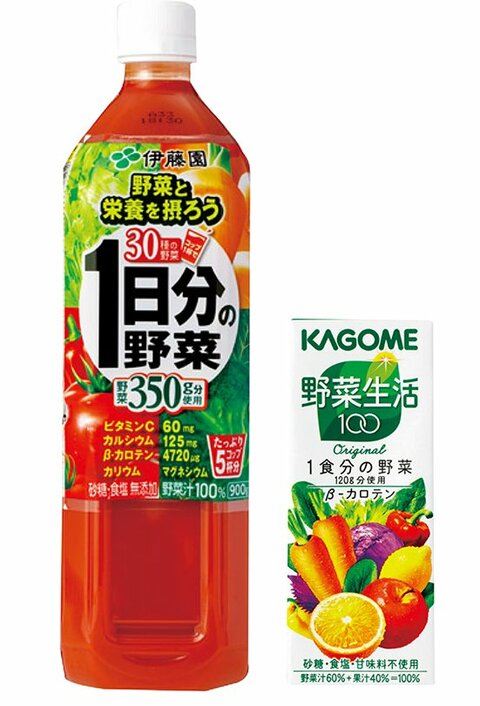 100 なのに 野菜は半分だけ 野菜ジュースの選び方 360life サンロクマル