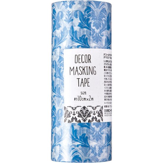 セリア:DECOR MASKING TAPE ダマスク 10㎝×2m