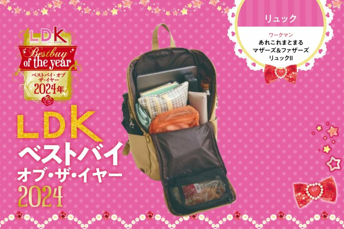 ワークマン あれこれまとまるマザーズ&ファザーズリュックⅡ