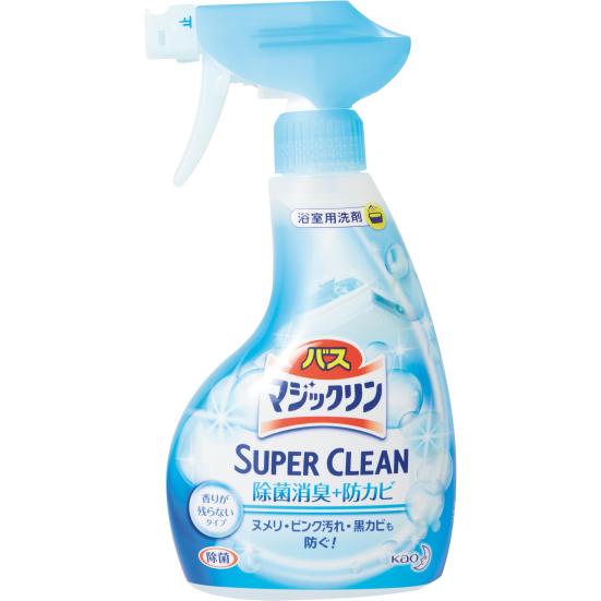 花王:バスマジックリン 泡立ちスプレー SUPER CLEAN 香りが残らないタイプ:洗剤