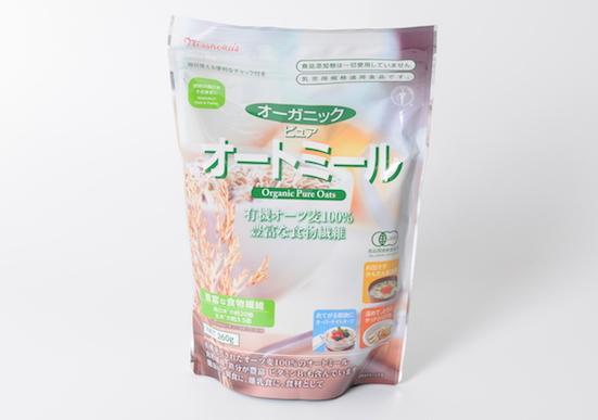 日本食品製造:オーガニックピュアオートミール 260g×2袋:食品雑貨