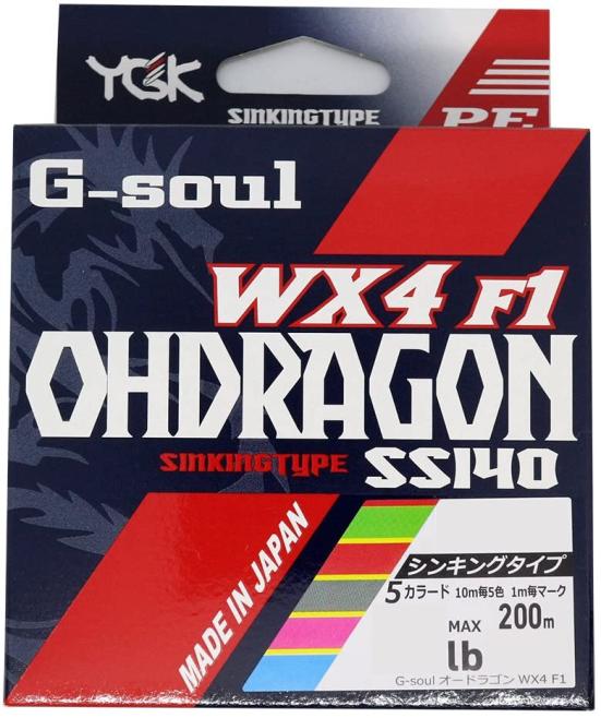 よつあみ(YGK):G-SOUL オードラゴン WX4F-1 SS140:釣具