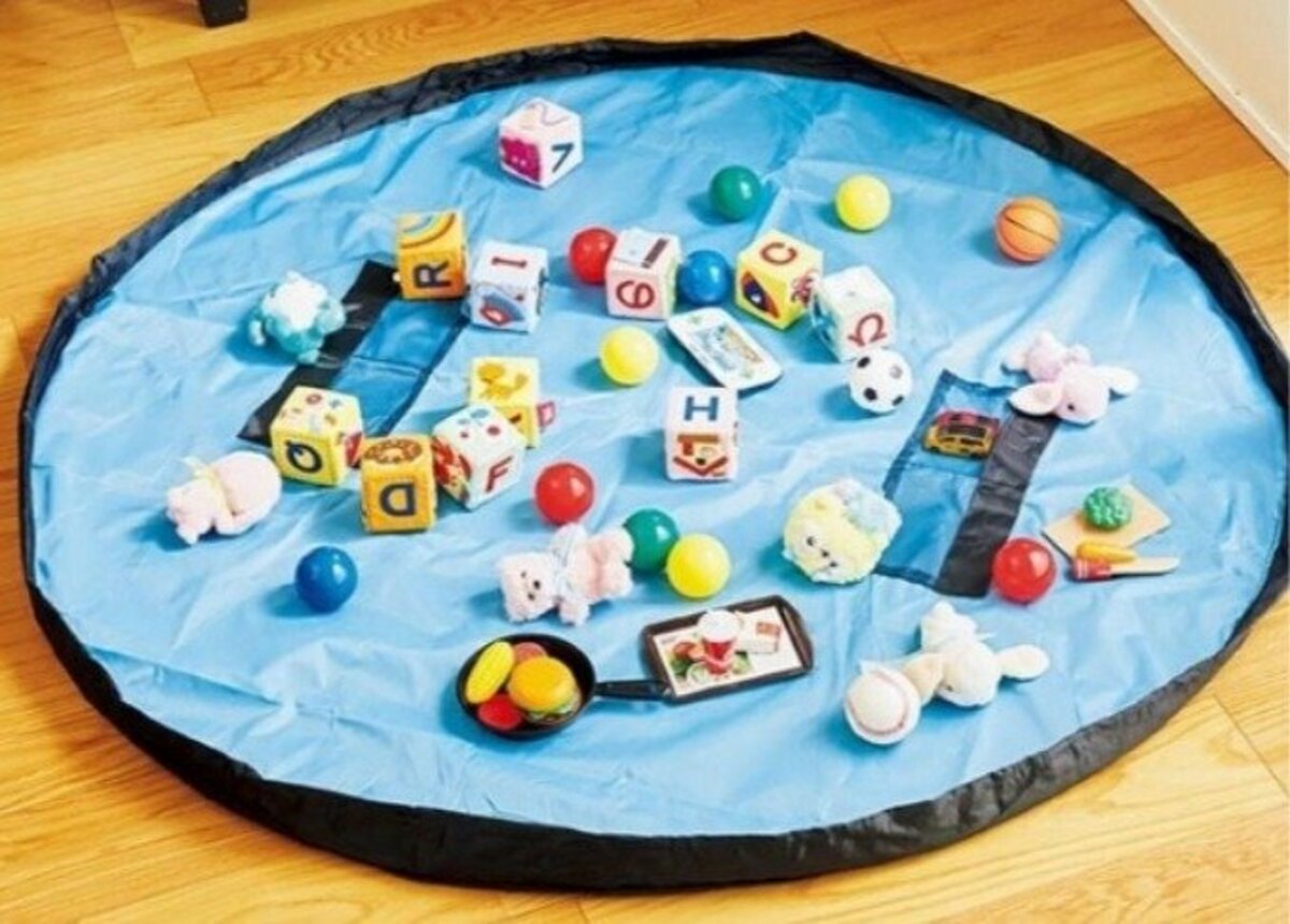 おもちゃ収納プレイマットおすすめ5選 おもちゃがラクに片付けられるのは 360life サンロクマル